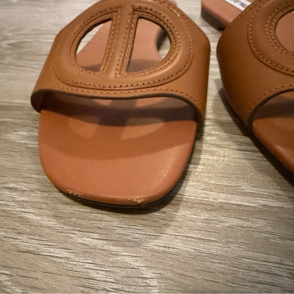 Steve Madden Kylah Tan Leather Sandals - Picture 3 of 4
